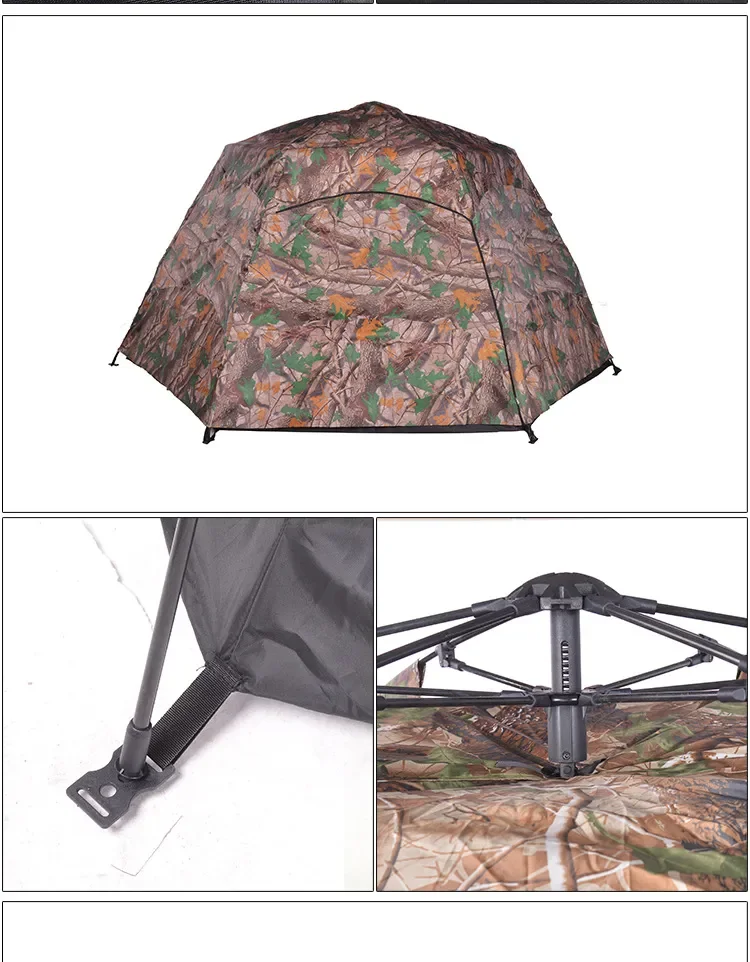 Lightweight Backpacking Outdoor Equipment Camouflage Camping Tent For Hiking Trip Upgraded Large Space