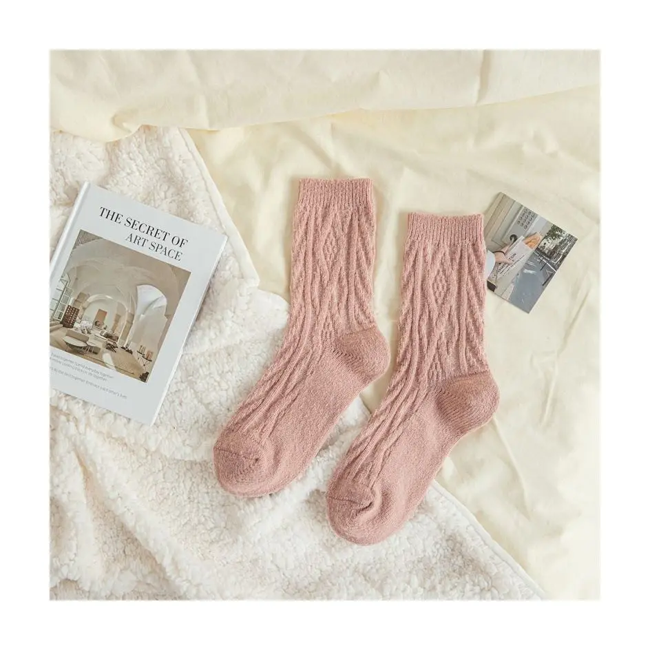 Wuyang WY-012 новый узор 70% хлопковые носки женские белые носки для девочек