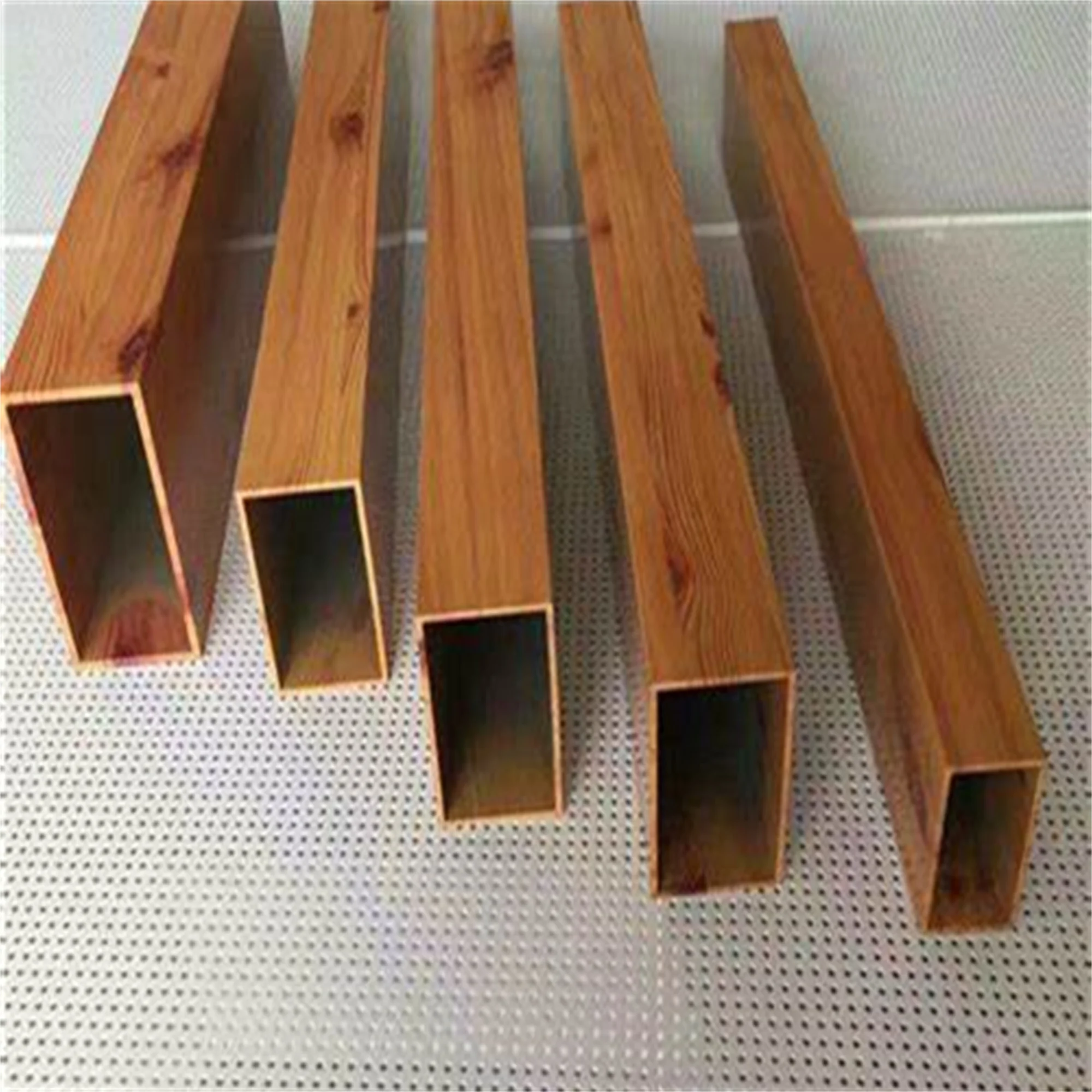 Разделительная панель Cielo Falso revestimiento divisiones Perfiles de aluminio DIVISORIO acabado color madera