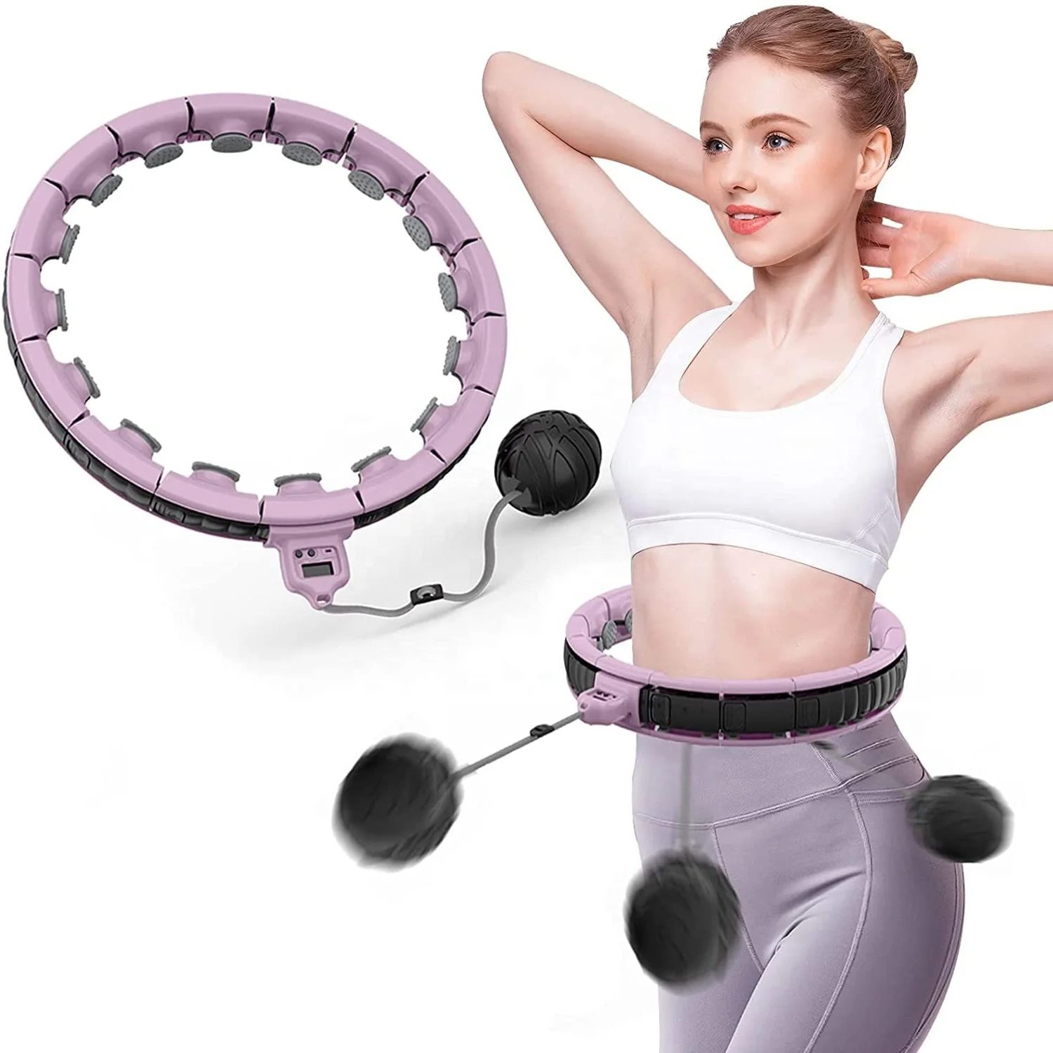 Wholesale Custom Smart Led Fitness Hula Hoops for Adults Weight Loss
