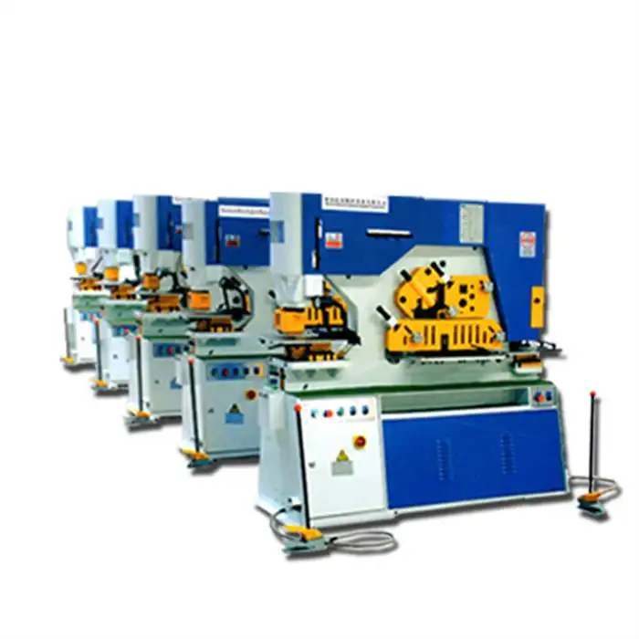 High-Performance Hydraulic Iron Workers Machine And Shears Steel Punching Craigslist Ironworker High Efficiency