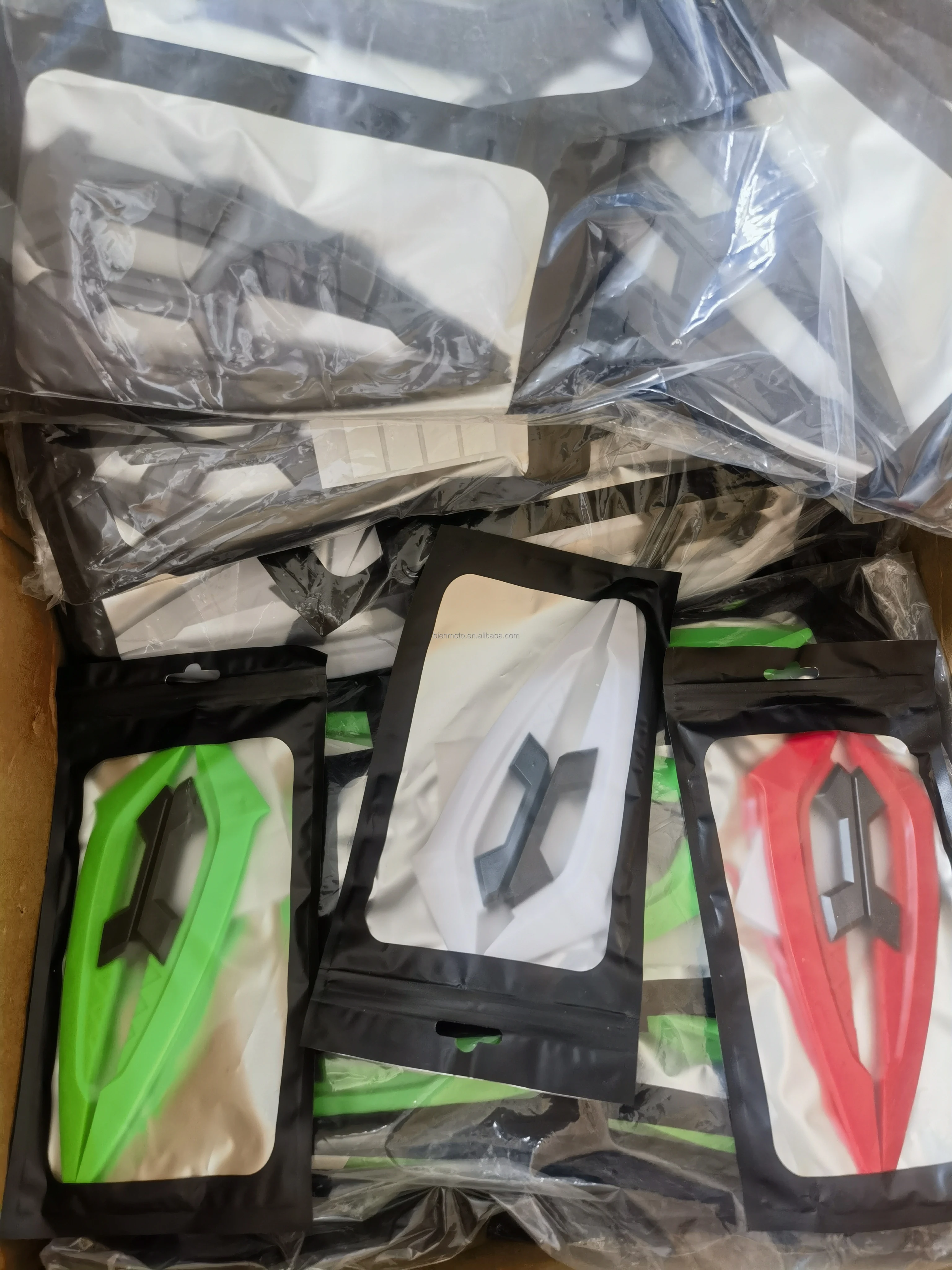 Motorcycle Universal Spare Parts Colorful Spoiler Pad helmet Accessories Front Wingle Fixed Wind Cover motorcycle decoration