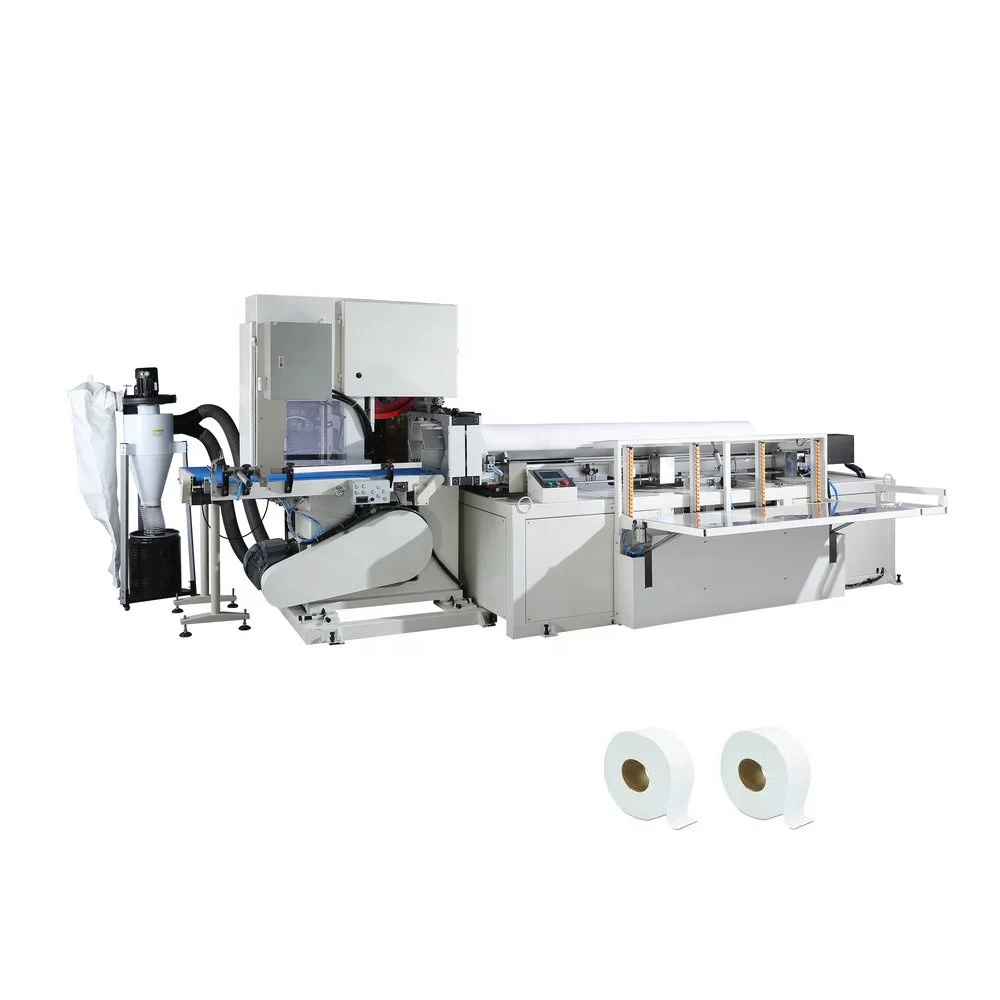 
Automatic maxi roll paper and jumbo roll paper log saw cutting machine 