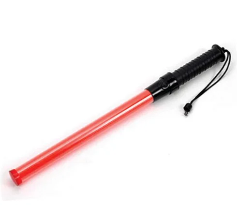 21Inch Signal Traffic Baton Portable Rechargeable Light Stick Red Green Traffic Baton