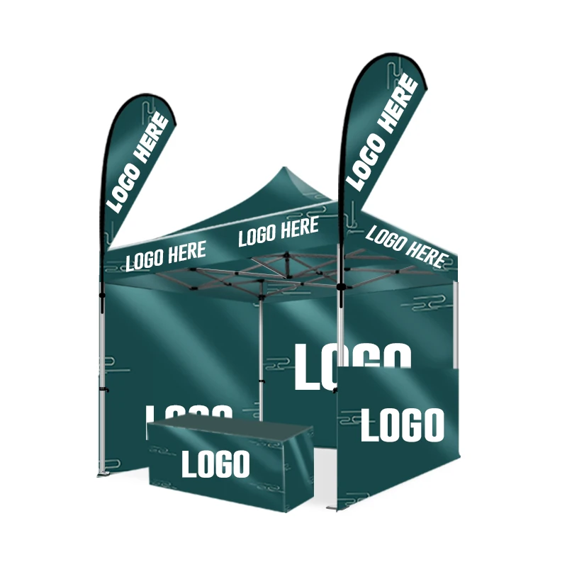 SENTAI Polyester Fabric Commercial Canopy Aluminum Pop Up Advertising Tents For Sale