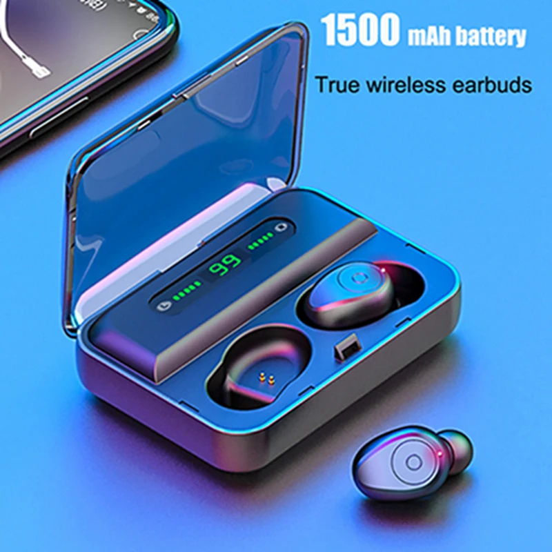 F9 F9-5 F9-5C Tws Wireless Earbuds touch-control Mini Sport Headphones Headsets Earphone F9 Tws