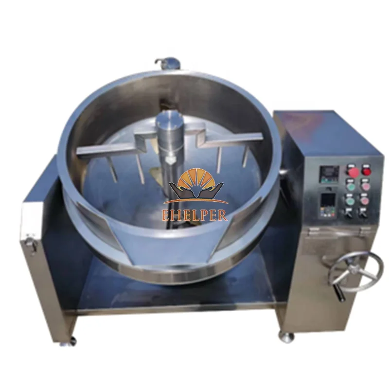 Big Capacity Non-stick Automatic Restaurant Electric Gas Cooking Wok Rotating Machine