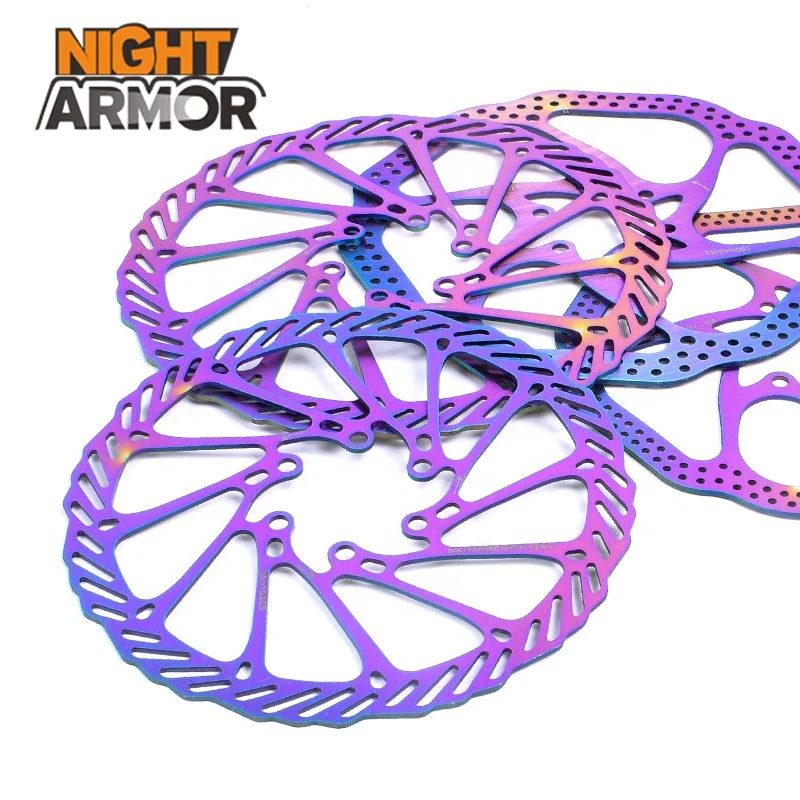 Bicycle Disc HS1/160/G3/180 Colorful Mountain Bike Hollow Six Nail Brake disc