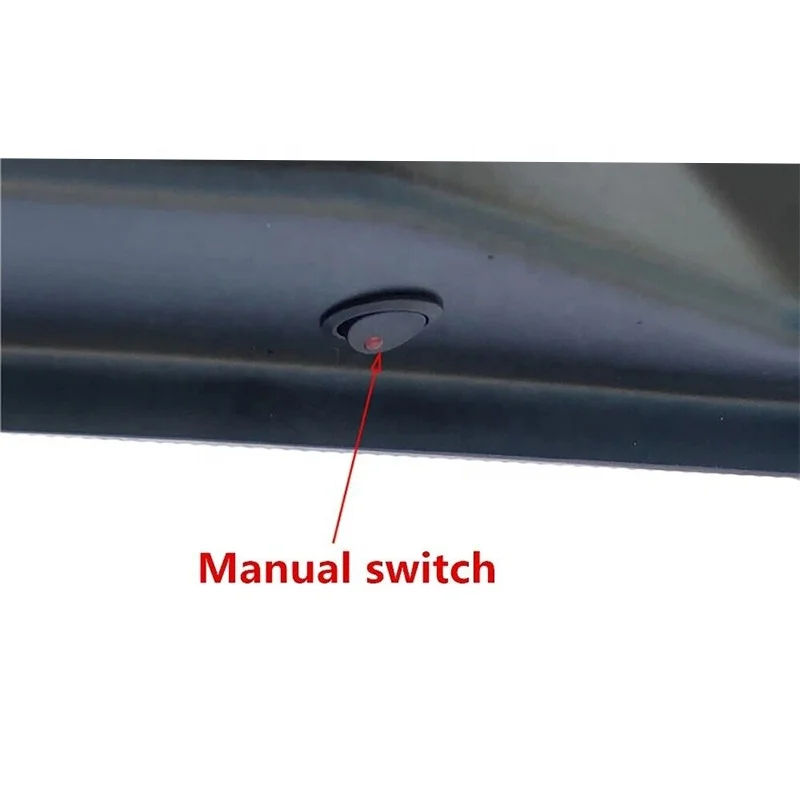 Gobison Hot Sales Front Spoiler With Led for Jeep Wrangler JK 2007-2017 Front Roof Spoiler Front Roof Spoiler with Led