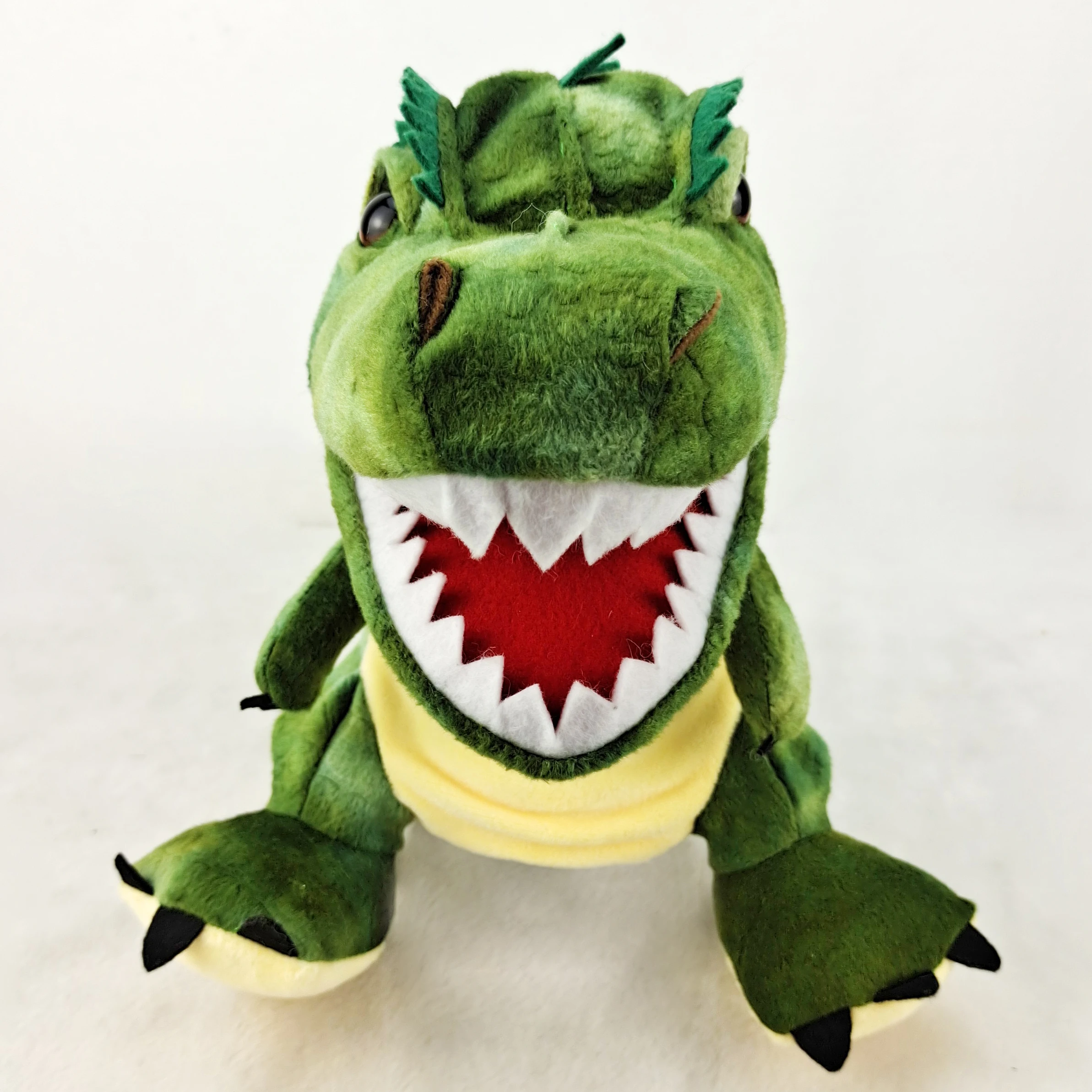 Рука марионетка для раннего обучения унисекс обучающий динозавр T-Rex изготовленный из мягкой хлопчатобумажной ткани с наполнением PP игрушечный персонаж