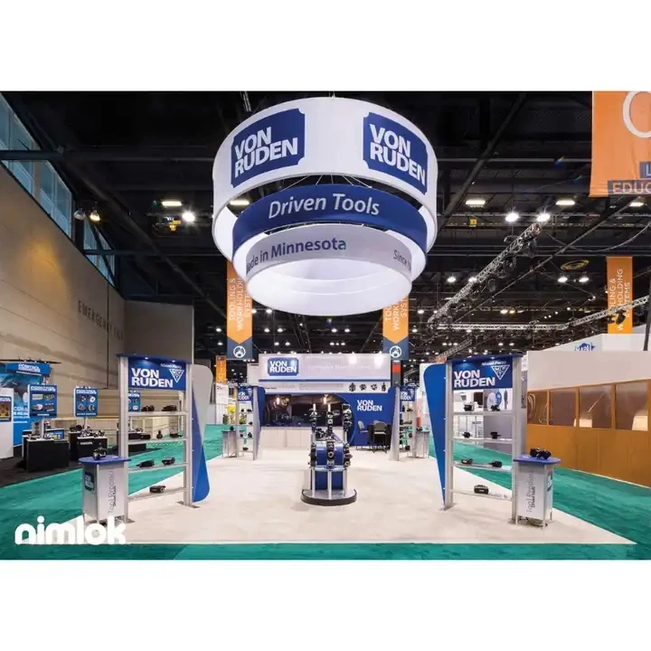 Fabric Hanging Signs From Ceiling Hanging Banner for Exhibition Booth  Tension fabric hanging