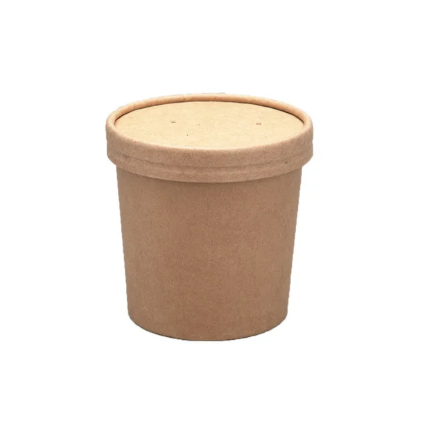disposable custom logo printed ice cream cup