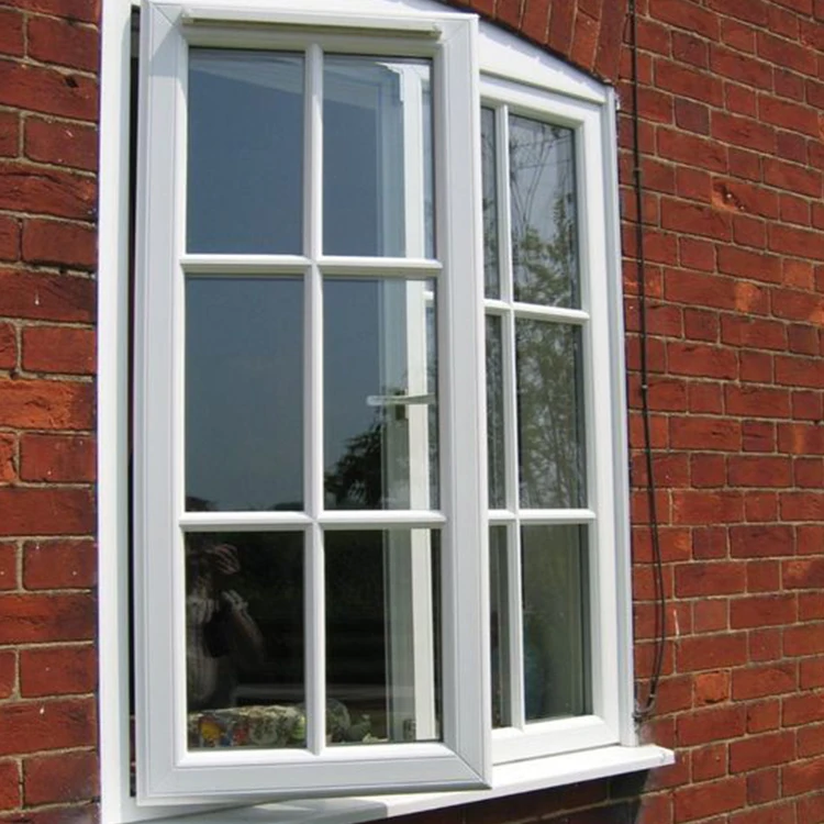 UPVC windows China market Pvc profile Upvc Casement window design with USA standard