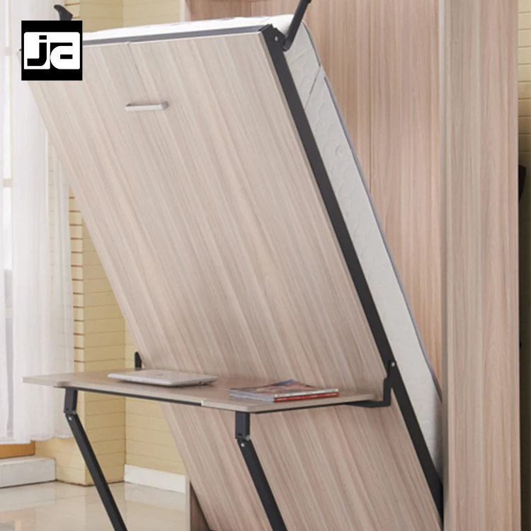 High density and durable Wall bed Mechanism invisible folding bed desk for sale