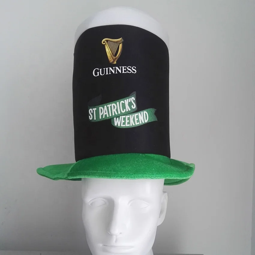 Праздничная пивная шляпа Гиннесса ко Дню Святого патрикса