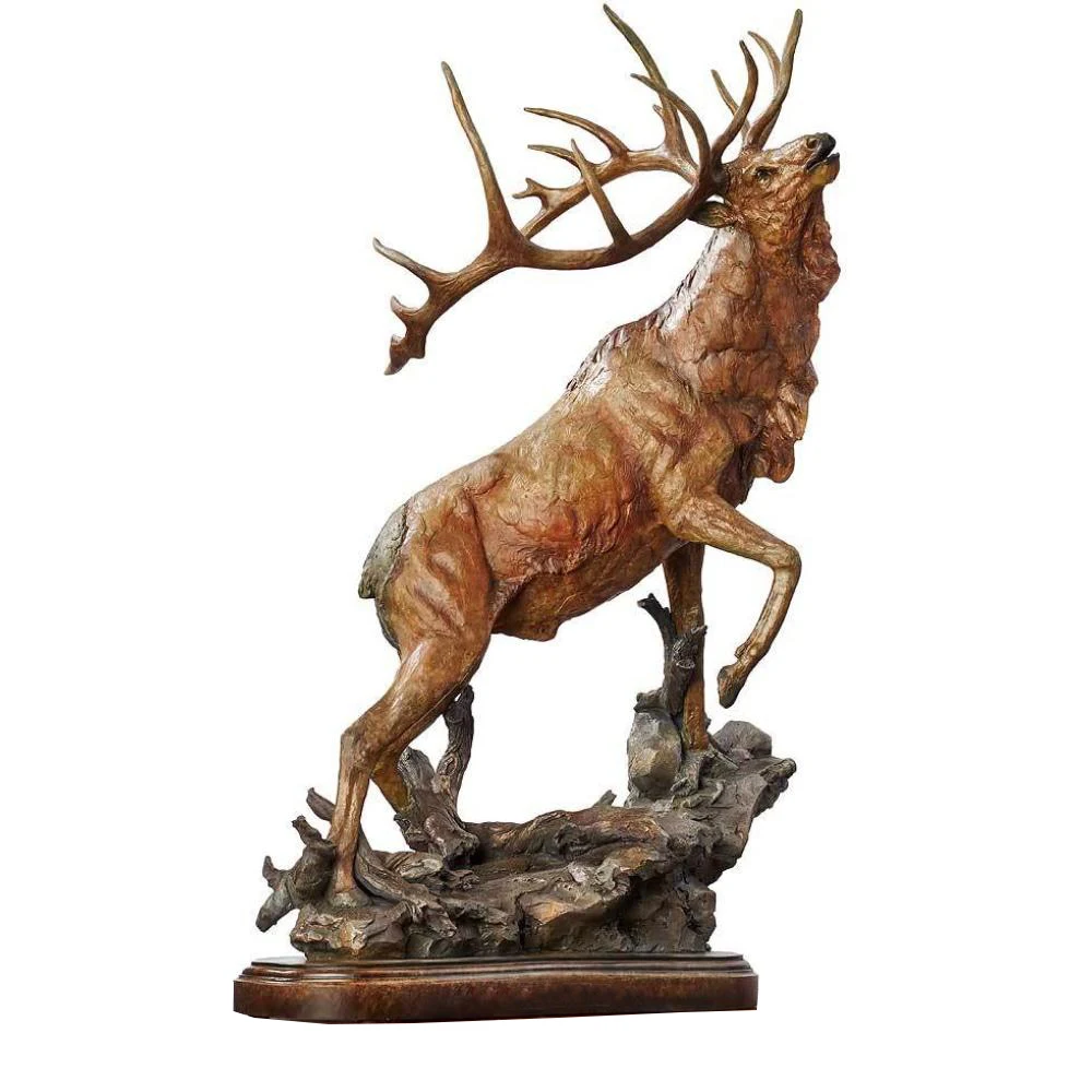 Hot selling Amazon Resin animal statue cute animal For Collectable Home Decoration figurine