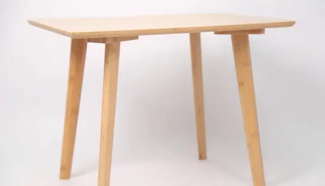 Kids Bamboo Wooden Table and 2 Chairs Set Children Activity Table Set Baby Furniture Children Table and Stool Set Desk