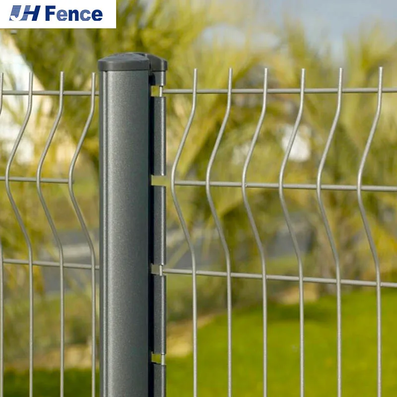 3D Curvy PVC Coated Welded Wire Mesh Fencing