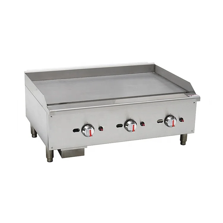 36 Inch  Commercial Counter top Gas Hamburger Pancake Griddle Commercial Gas Griddle