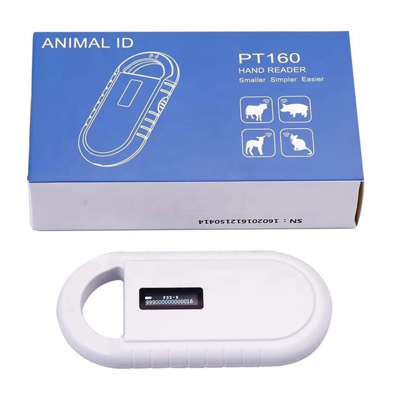 Including Headset USB ISO11784 134.2KHz Fdx-b RFID Animal Glass Pet Tag Microchip Reader