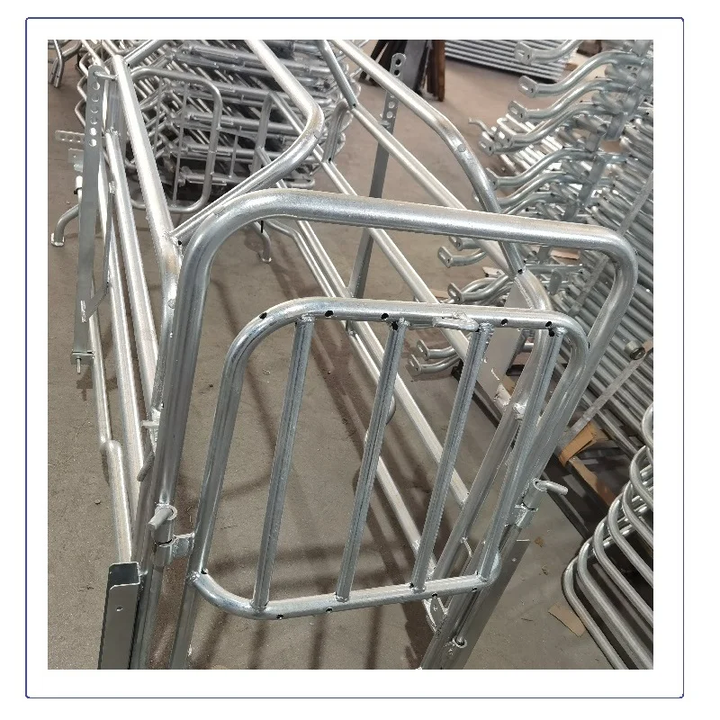 Pig barn feeding equipment cage Sow Farm Equipment  Farrowing Crates Hot Dip Galvanized pipe piglet pen swine stall