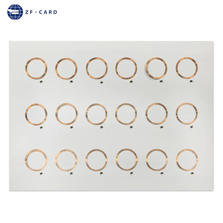 Фабрика RFID карты инкрустация Индивидуальный размер ПВХ инкрустационный лист поставщик