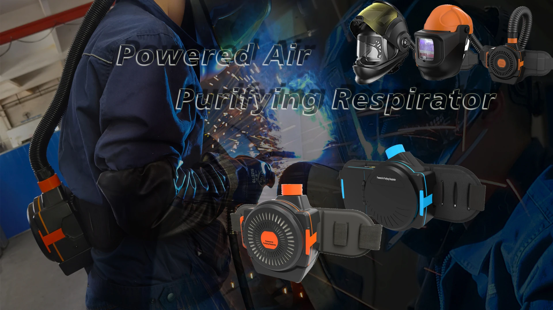 CE Better Professional Welding Tools Powered TH3 Filter Flip Up Face Protection Auto-darkening Welding Helmet With Respirator