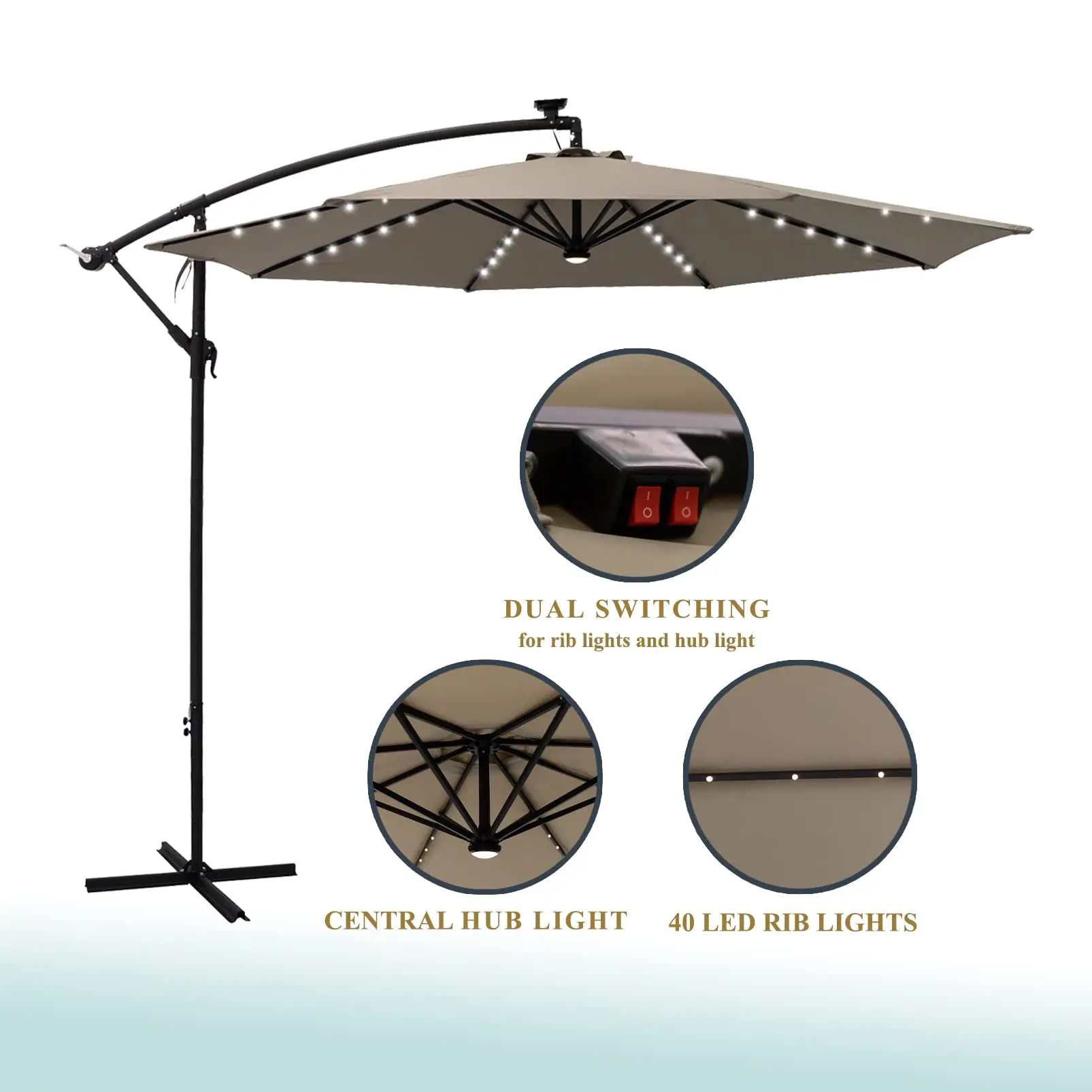 Parasols Umbrella Best Sale Wholesale Fancy New Beach Outdoor Design Large Twist in Printed Waterproof Gym Kids Kitchen Steel