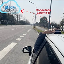 Balizas dgt correos luz de emergencia v16 conectada flashled sos v16 movistar beacon light