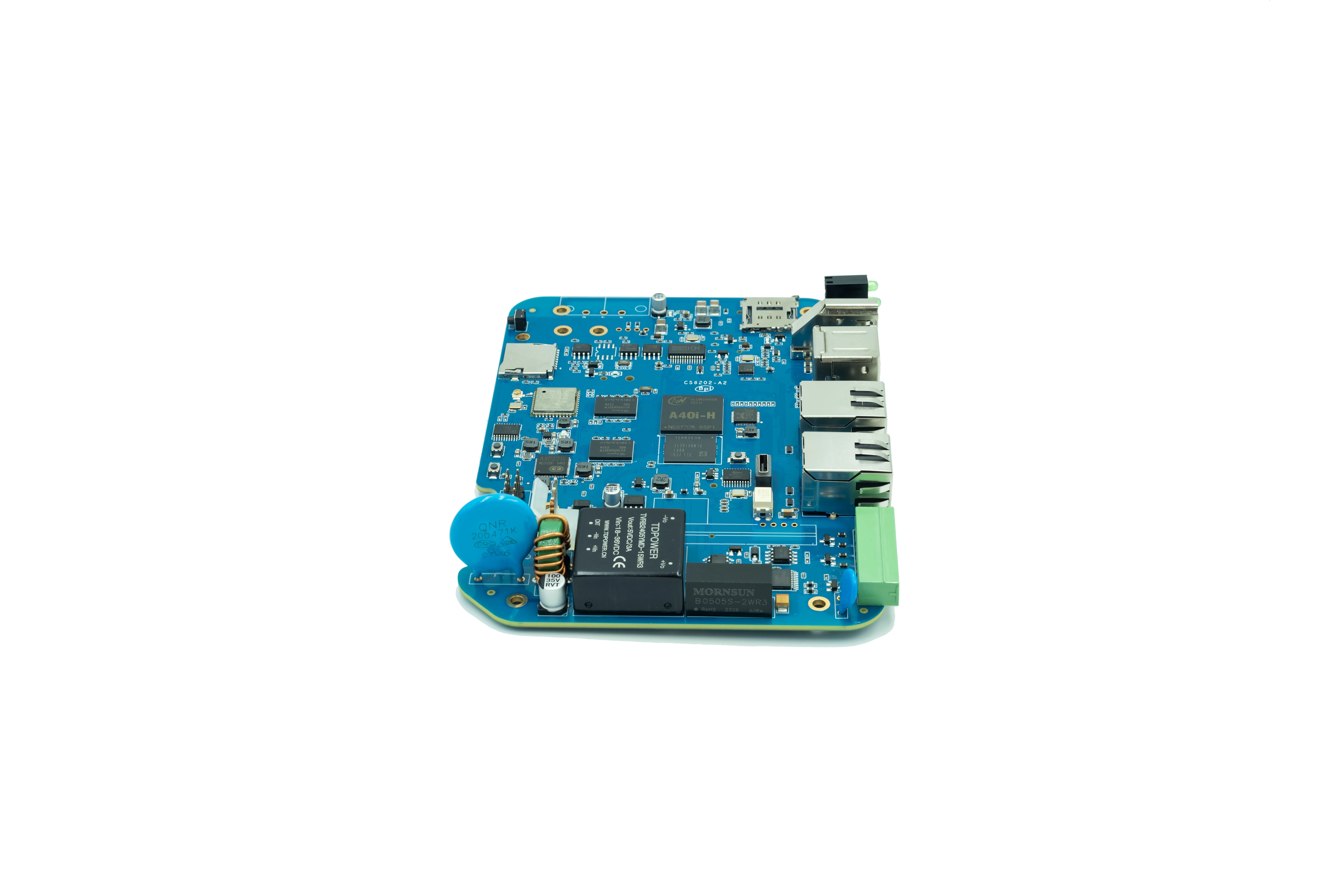 BPI-6202 industrial grade simple embedded general controller hardware and software development platform support 8DIDO+8AI+8AO