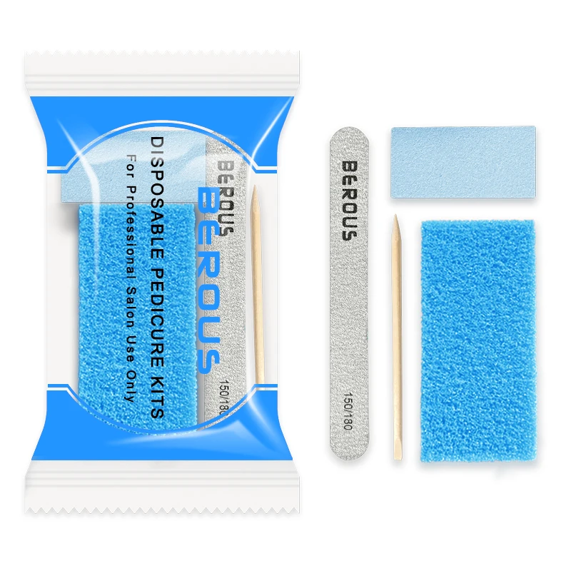 Grit 80/80 Pink Nail Buffers Professional 2 Way mini Nail sponge Buffer Block Nail Buffer For Salon