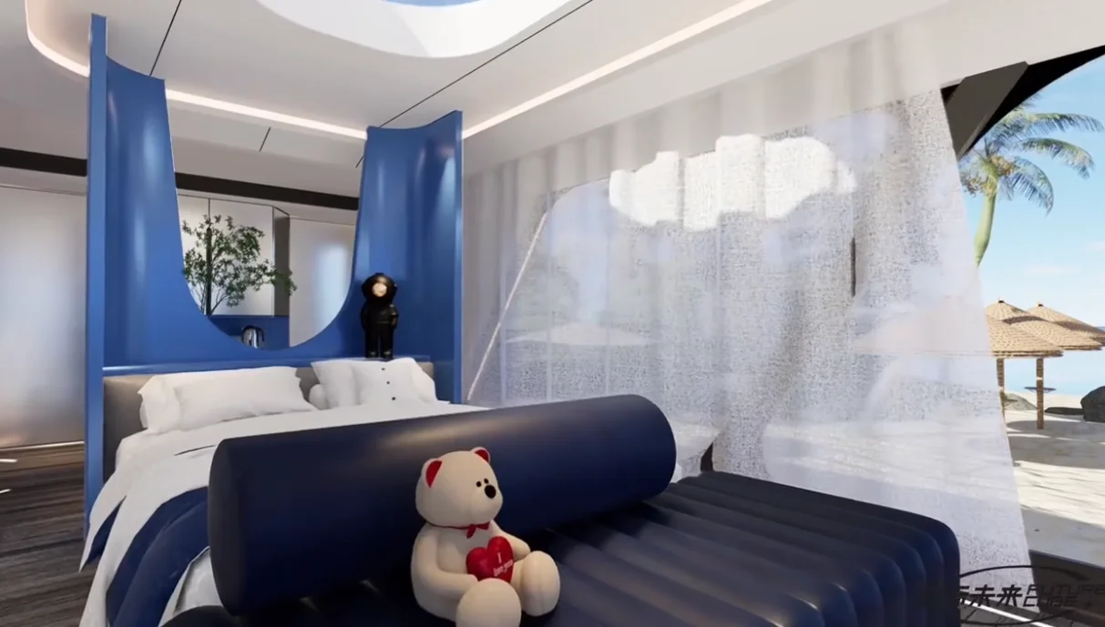 Prefabricated Cabin Houses Movable Villa House 40 ft Container for Capsule Tiny home Outdoor Office Pod