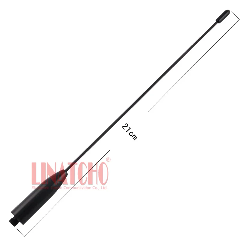 NA519 VHF UHF Dual band Frequency SMA Female Thin Flexible Portable Radio Walkie Talkie Antenna