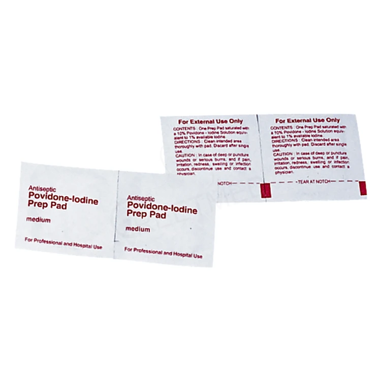 Povidone-iodine prep pad  price nonwoven medical antiseptic povidone-iodine prep pad