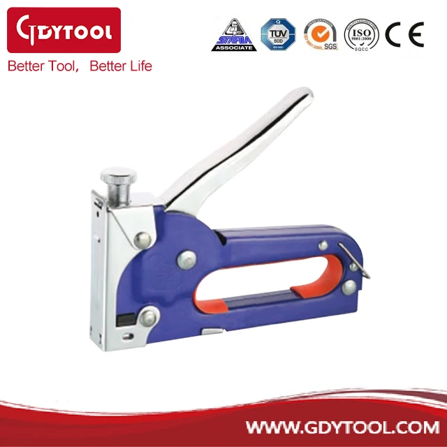High Quality Heavy Duty Stapler, 4-8 mm Single-purpose Staple Gun Tacker Metal Stapler Hand Plier Stapler Manual tacker GDY-204