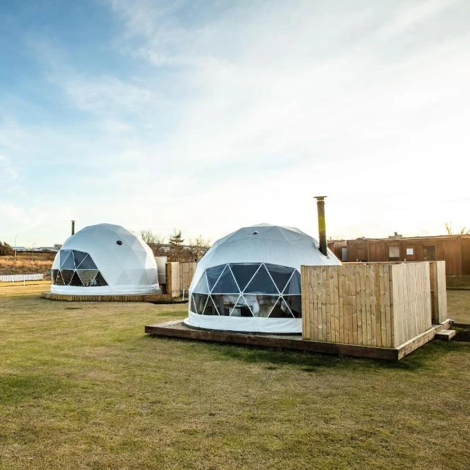 2023 New style big space villa outdoor hotel dome tent luxury resort safari  tent