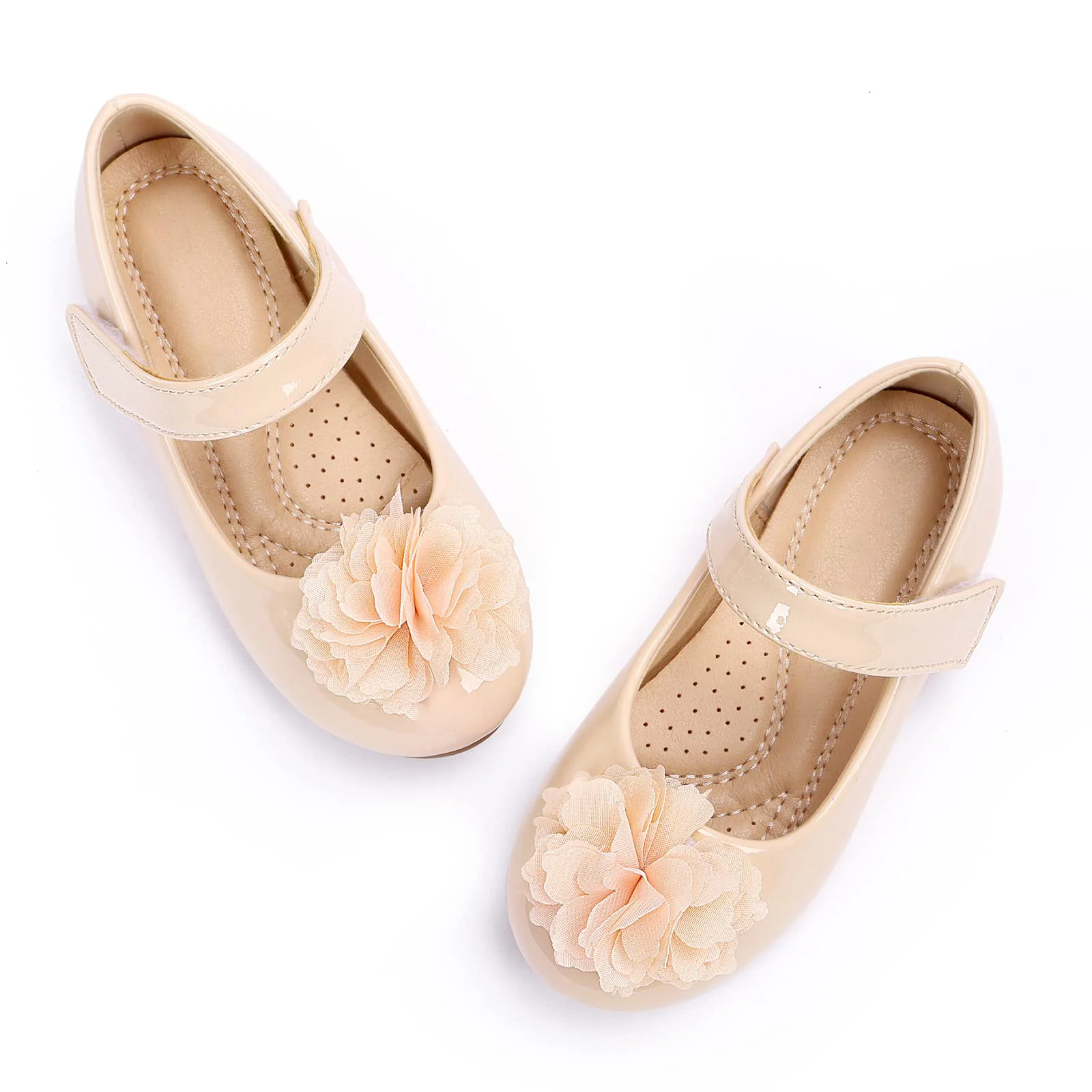 Custom Logo Casual Cute Bow Toddler Little Girls Dress Ballet Mary Jane Flat Shoes