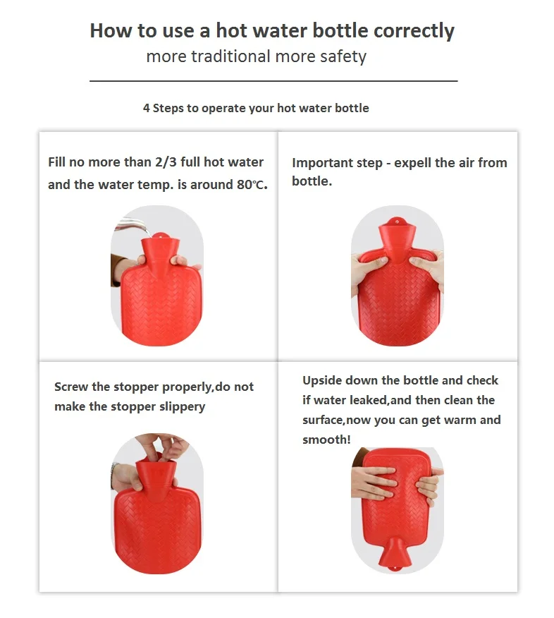 bs hot water bag animal cover hot water bottle water bag