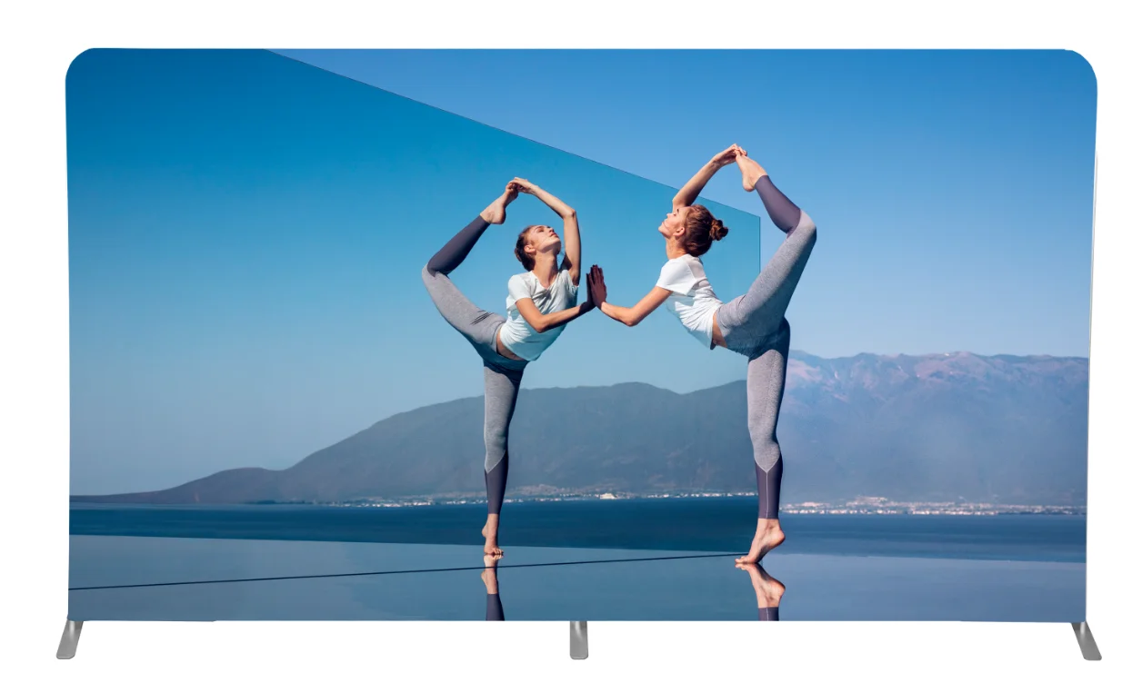 2025 Hot Style TE-28C-FME1008 Model Portable Trade Show Displays 10X8ft Trade Show Exhibition Booth With Shelves For Advertision