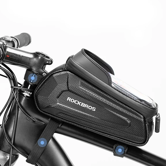 IPSON New Design Cycling Frame Front 8.0 Phone Case Rainproof Touch Screen Bicycle Bag Bike Accessories