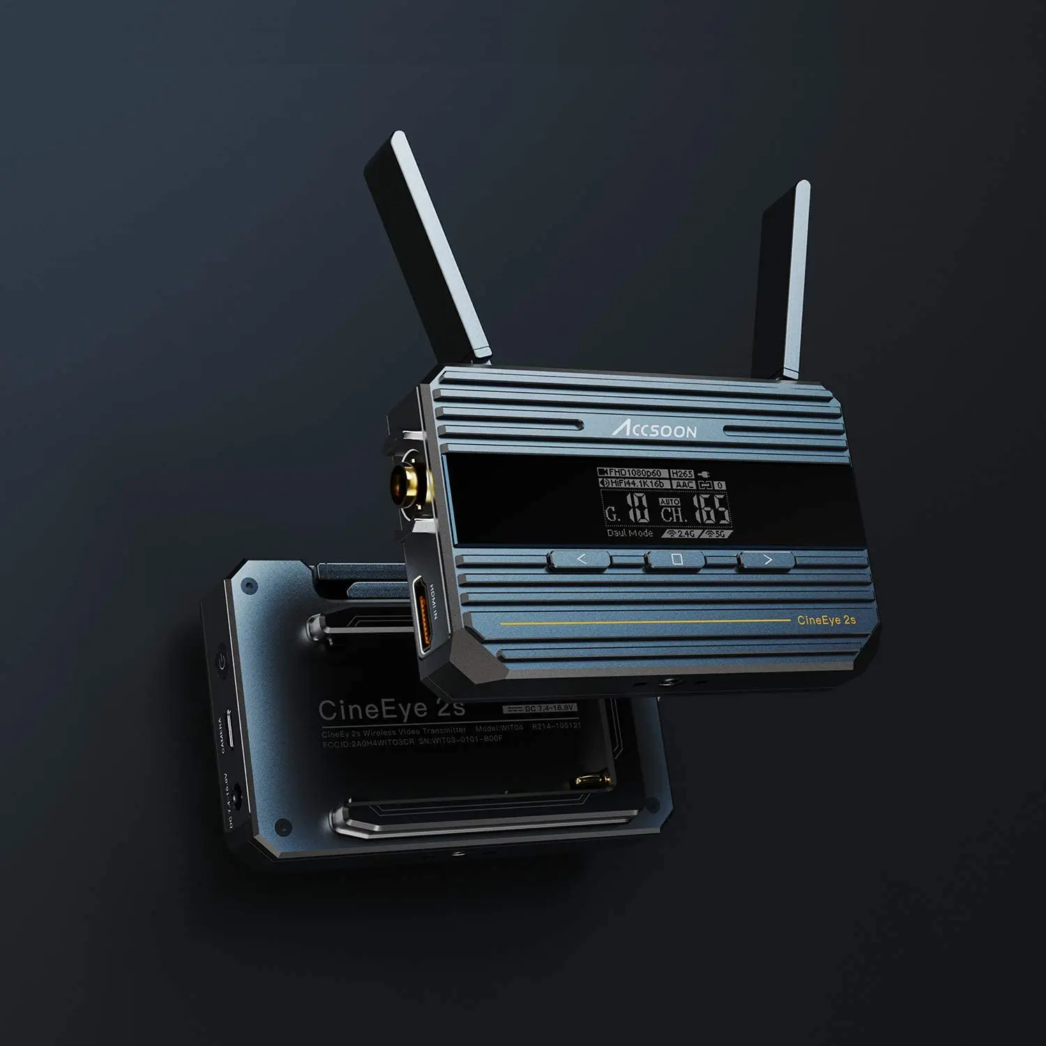 Accsoon CineEye 2s Wireless Transmission System SDI Dual Interface Image Video Transmitter Receiver IOS Android For Camera