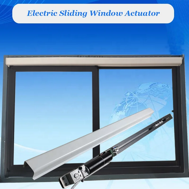 Electric Sliding Window Opener DC24V Sliding Window Driver Aluminium Windows Sliding Sash Operators Automatic Window opener