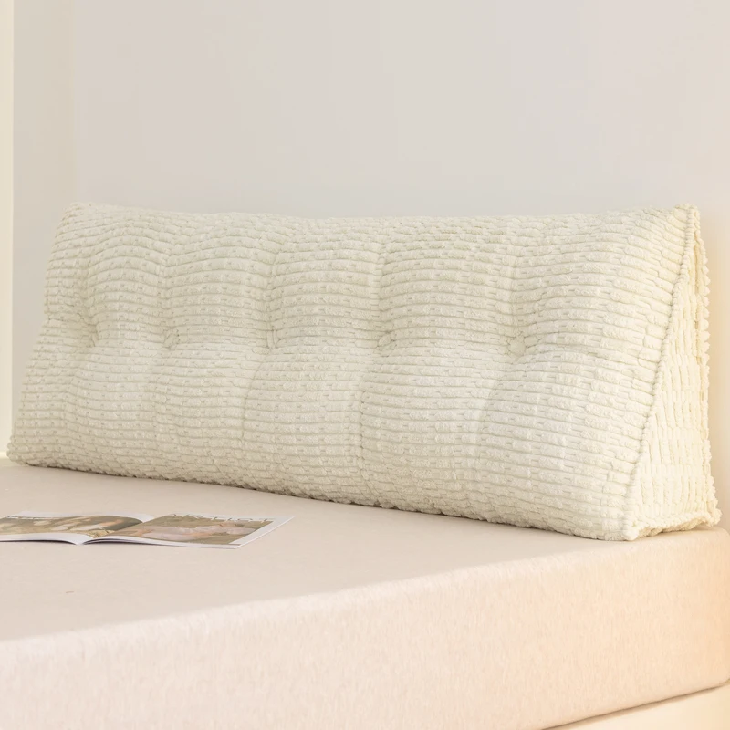 Factory Outlet High Quality Soft Comfy Custom Removable And Washable Sofa Bed Reading Gaming Wedge Neck Backrest Cushion Pillow