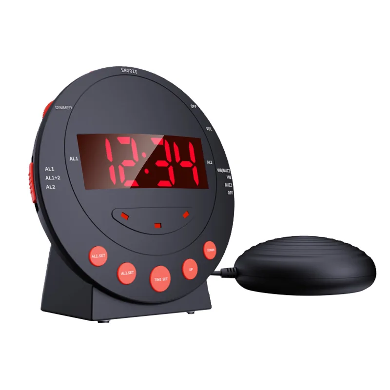 Drop Ship Products Alarm Clock  With Bed Shaker Vibrating Alarm Clock for Heavy Sleepers and Deaf Hearing