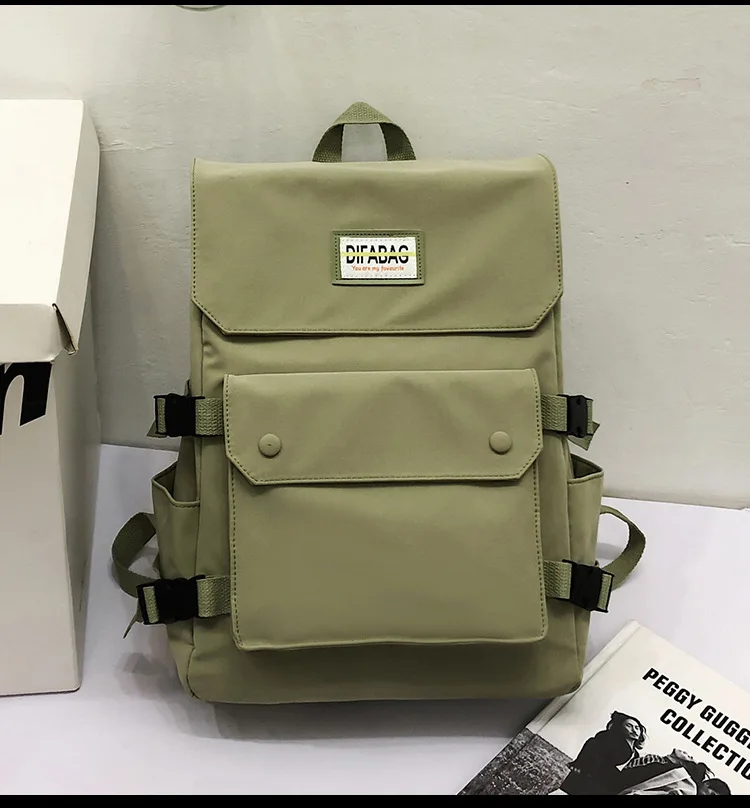 Schoolbag Fashion Trend Wild Ins Korean Version Student Backpack Unisex Large Capacity Breathable Backpack Wholesale