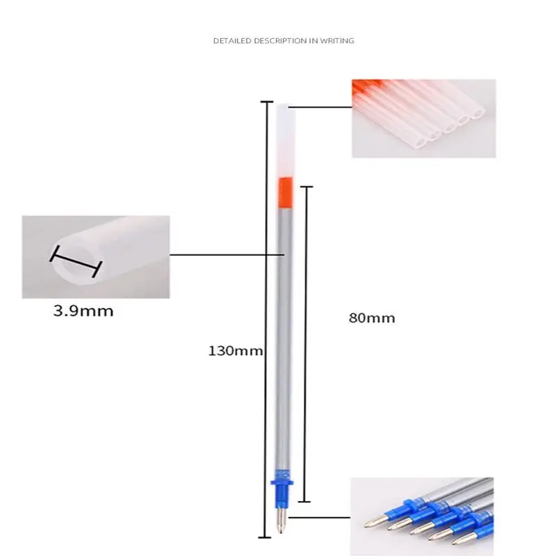 Cheap Promotional 1.0mm Bullet Tip Textile Marker Thin Super Thick 100Pcs Pack Plastic Mercury Silver Refill