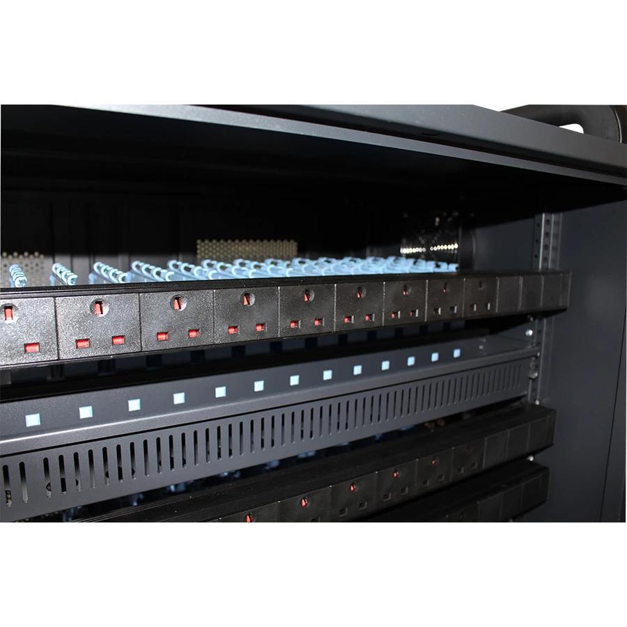 С 5 дюймовыми поворотными колесами, 32 Слота, зарядная тележка для ноутбука