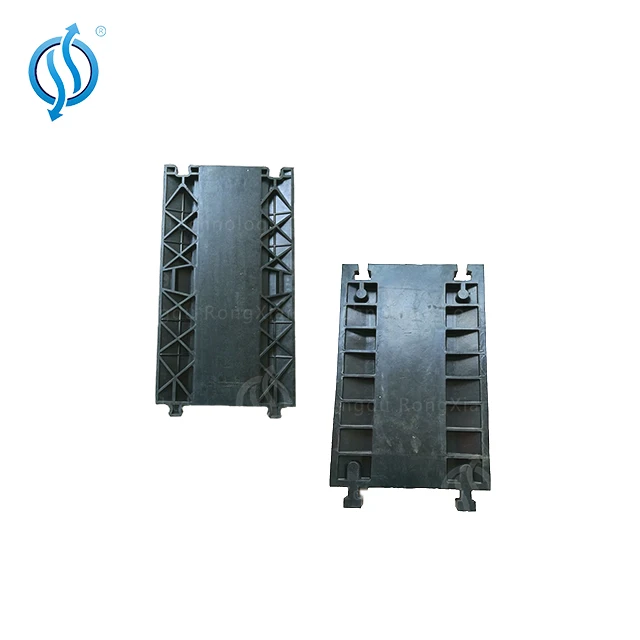 Floor cord cover rubber base 2 channel cabel tray road safety protection