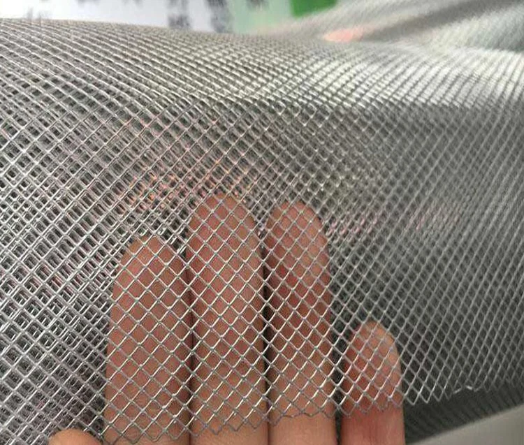 Colourful galvanized golden color expanded mesh diamond shape steel mesh