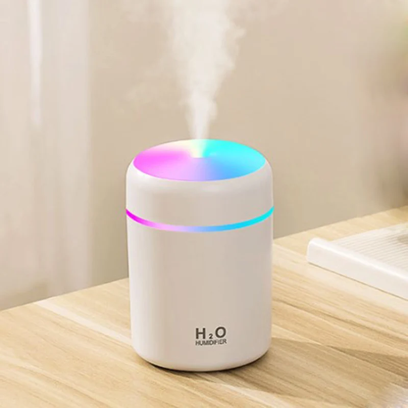 Portable Electronic Running Horse Lamp Humidifier Mini Home Office Car Desktop Mute Device for Humidification